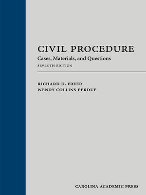 cover image of Civil Procedure